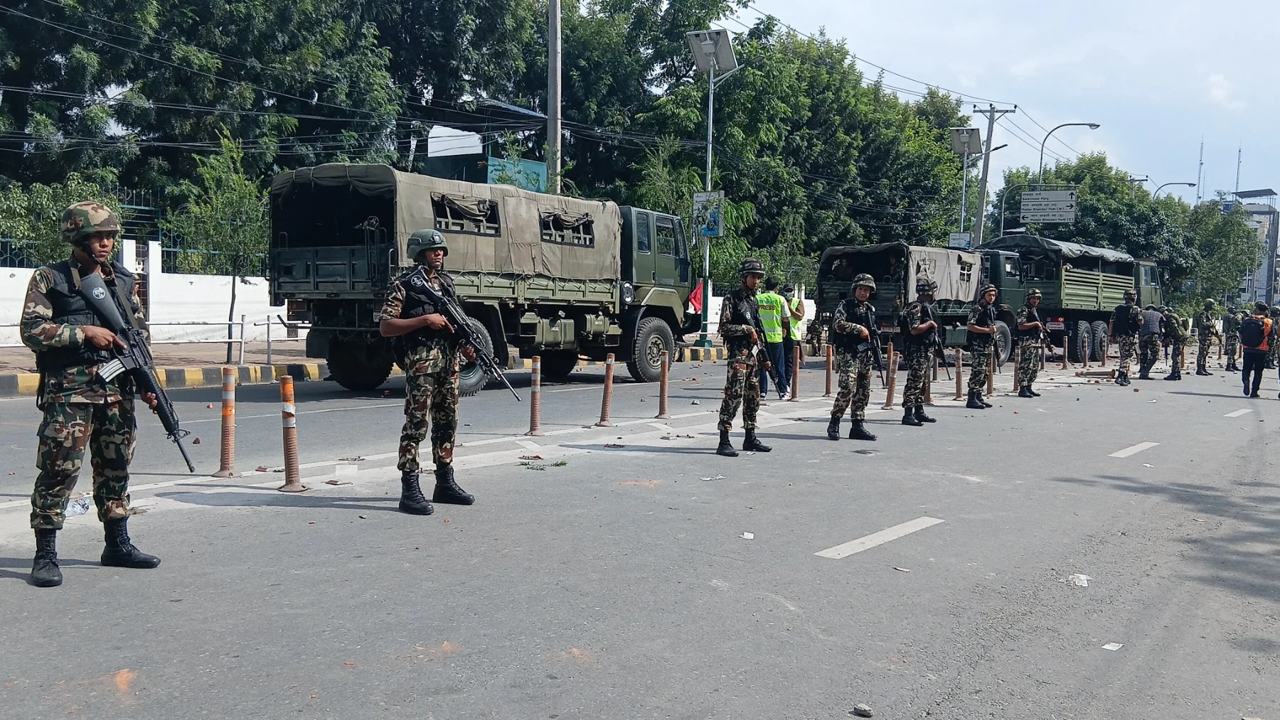curfew in Kathmandu